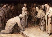 Pieter Bruegel the Elder Christ and the Woman Taken in Adultery oil painting artist